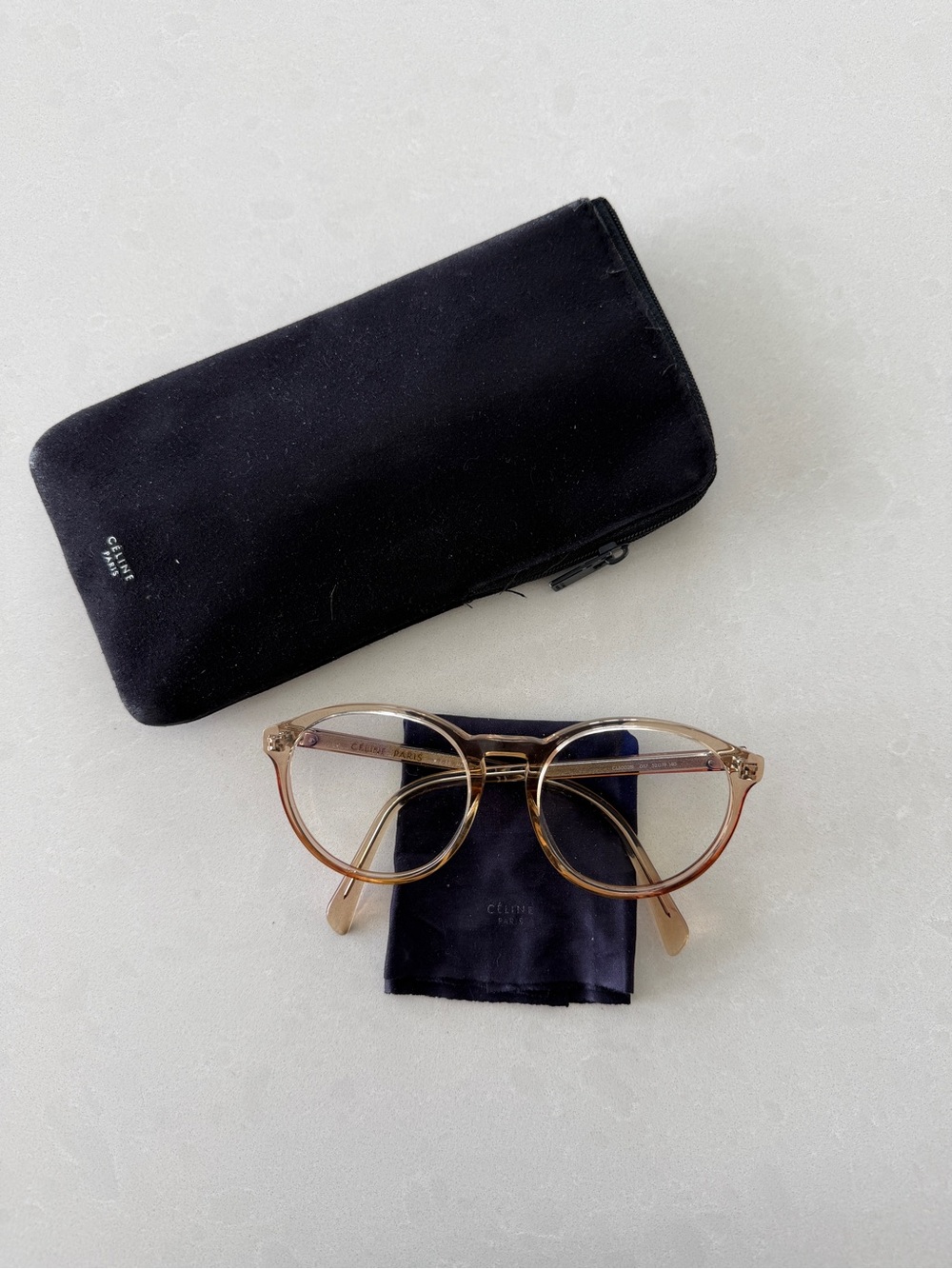 Celine Transparent Round Optical Glasses
